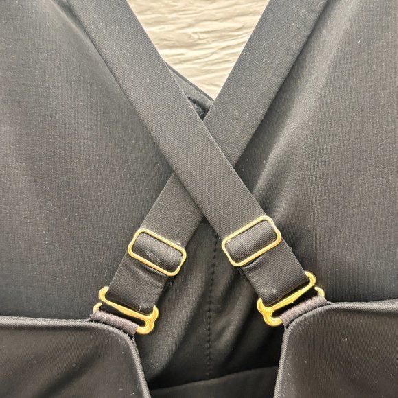 Spanx Cut-Out / HIgh Waist Swimsuit Black Women's Size 3 XL - Picture 5 of 11